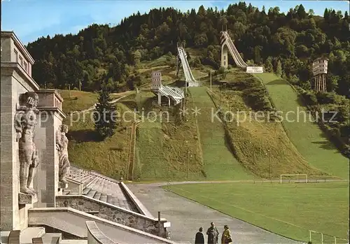 Ski Flugschanze Olympia Skistadion Garmisch Partenkirchen  Kat. Sport