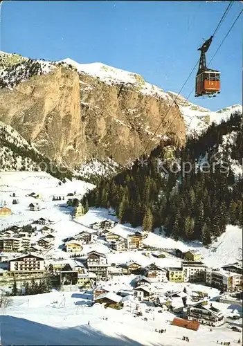 Seilbahn Selva Val Gardena Wolkenstein Groedental Kat. Bahnen