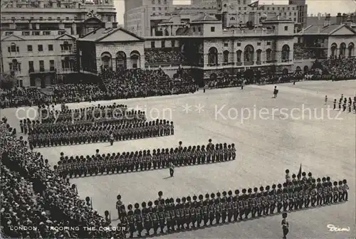 Leibgarde Wache Trooping the Colour Horse Guards Parade London  Kat. Polizei