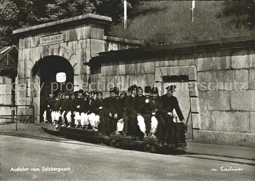 Salzbergwerk Berchtesgaden Bergbahn Kat. Rohstoffe Commodities