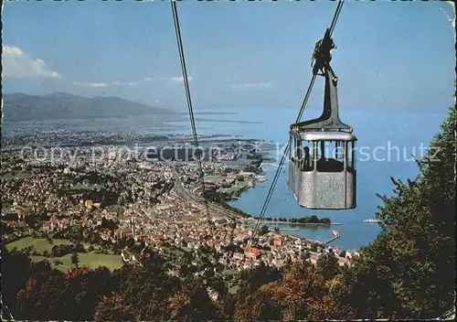 Seilbahn Pfaender Bregenz Bodensee  Kat. Bahnen