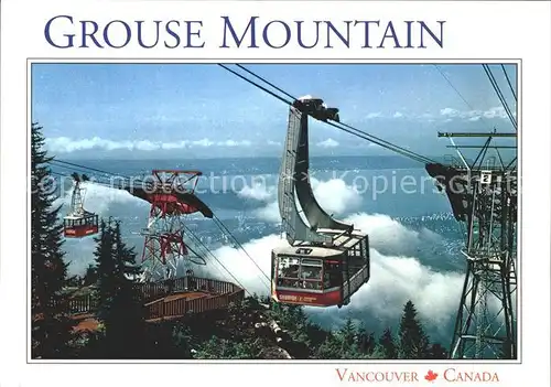 Seilbahn Grouse Mountain Vancouver Canada  Kat. Bahnen