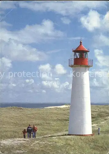 Leuchtturm Lighthouse Insel Sylt  Kat. Gebaeude