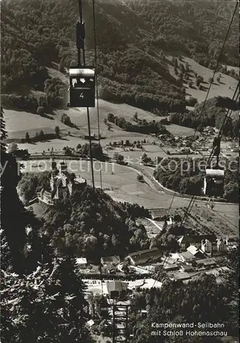 Seilbahn Kampenwand Schloss Hohenaschau Kat. Bahnen