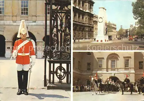 Leibgarde Wache Whitehall London  Kat. Polizei