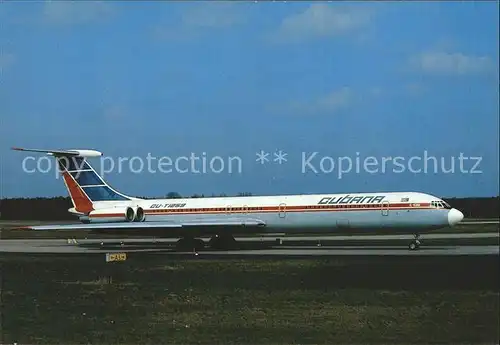 Flugzeuge Zivil Cubana Ilyushin 62M CU T1259 Kat. Airplanes Avions