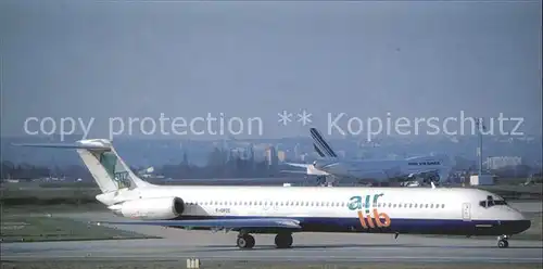 Flugzeuge Zivil Air Lib MD82 F GPZE c n 49115 1135 Kat. Airplanes Avions