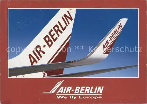 Flugzeuge Zivil Air Berlin Boeing 737 Kat. Airplanes Avions