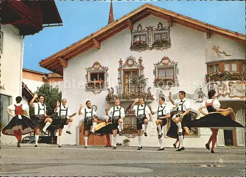 Tanz Taenzer Sprugger-Buam Seefeld Schmuckkastl Volkstanzgruppe / Tanz /