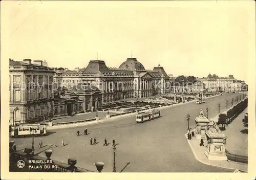 Strassenbahn Bruxelles Palais du Roi Kat. Strassenbahn