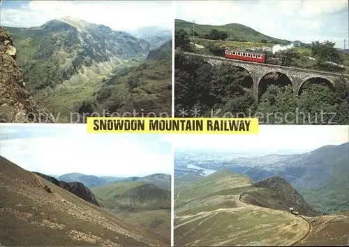 Bergbahn Snowdown Mountain Railway Gwynedd Clogwyn Station Viaduct Kat. Bergbahn