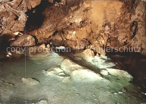 Hoehlen Caves Grottes Bozkov okres Semily Jezerni dom Kat. Berge