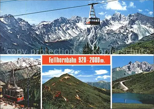 Seilbahn Fellhorn  Kat. Bahnen