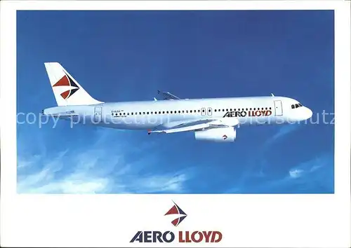 Flugzeuge Zivil Aero Lloyd Airbus A320 Kat. Airplanes Avions