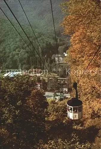 Seilbahn Burgberg Bad Harzburg Kat. Bahnen