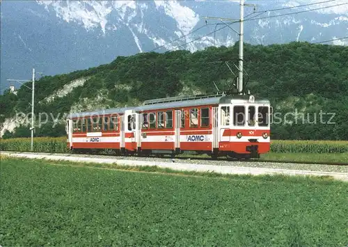 Eisenbahn Aigle Ollon Monthey Champery Bahn  Kat. Eisenbahn