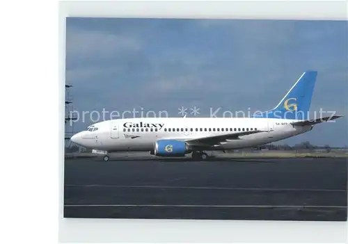 Flugzeuge Zivil Galaxy Airways B 737 5K5 SX BFP c n 25062 Kat. Airplanes Avions