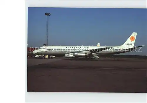 Flugzeuge Zivil Scanair Scandinavian DC 8 62 SE DDU  Kat. Airplanes Avions