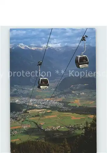 Seilbahn Dolomiti Val Pusteria Plan de Corones Brunico Alpi Aurine  Kat. Bahnen