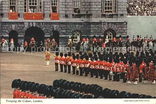 Leibgarde Wache Trooping the Colour London  Kat. Polizei