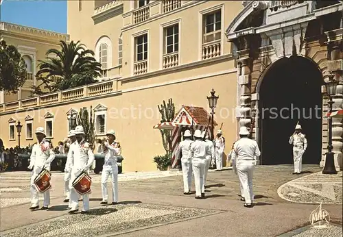 Leibgarde Wache Monaco Releve de la Garde Kat. Polizei