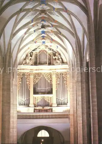 Kirchenorgel Freiberg Dom Silbermannorgel Kat. Musik