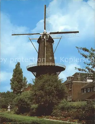 Windmuehle Vlaardingen Stadskorenmolen Aeolus Kat. Gebaeude und Architektur