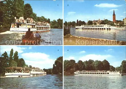 Motorschiffe Berlin Weisse Flotte  Kat. Schiffe