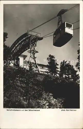 Foto Kellner Rolf Nr. 6400 Seilbahn Schauinsland Bergstation Schwarzwald Kat. Fotografie