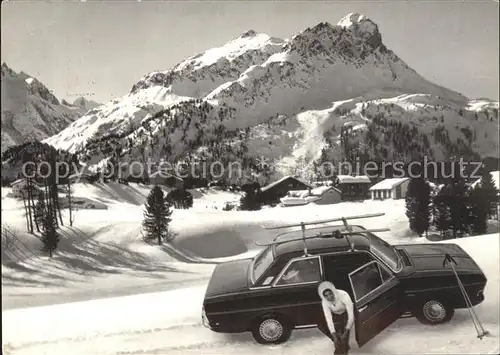 Autos Ford Berge Skiausruestung Kat. Autos