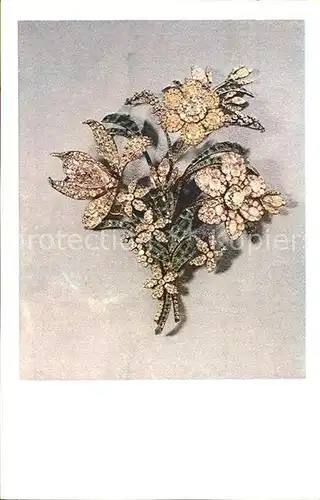 Schmuck Large Bouquet 1760 USSR Diamond Fund Kat. Mode