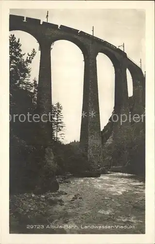 Viadukte Viaduc Landwasser Viadukt Albula Bahn Kat. Bruecken