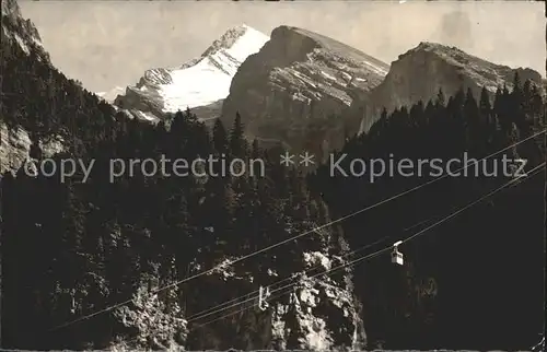 Seilbahn Kandersteg Stock Altels Tatlishoerner  Kat. Bahnen