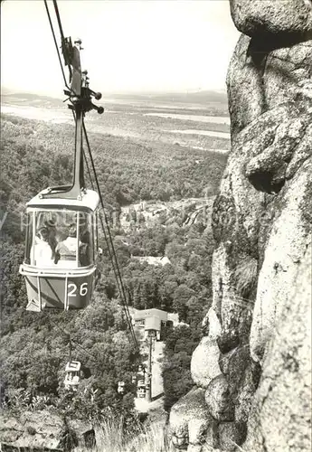 Seilbahn Thale Harz  Kat. Bahnen