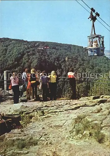 Seilbahn Thale Harz Hexentanzplatz Hotel Rosstrappe Kat. Bahnen