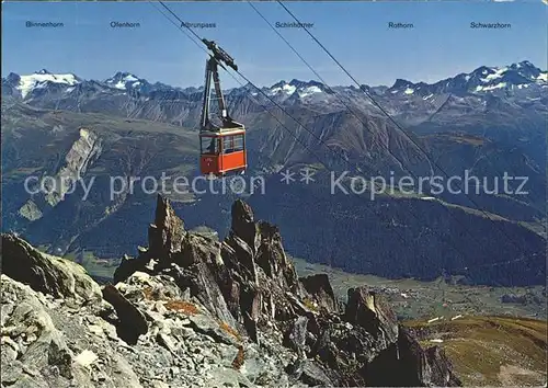 Seilbahn Fiesch Eggishorn Wallis Kat. Bahnen