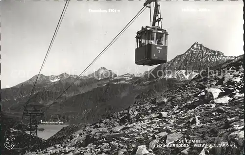 Seilbahn Enzingerboden Weiss See Kat. Bahnen