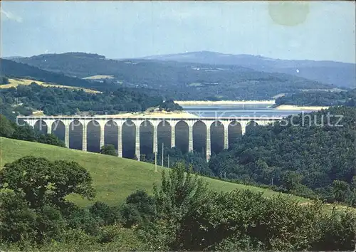 Talsperre Staudamm Barrage de Panneciere Bruecke  Kat. Gebaeude