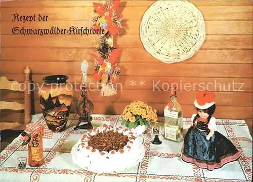 Lebensmittel Rezept Schwarzwaelder Kirschtorte  / Lebensmittel /