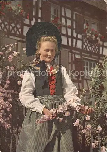 Trachten Schweiz Kanton Thurgau Festtracht Kat. Trachten