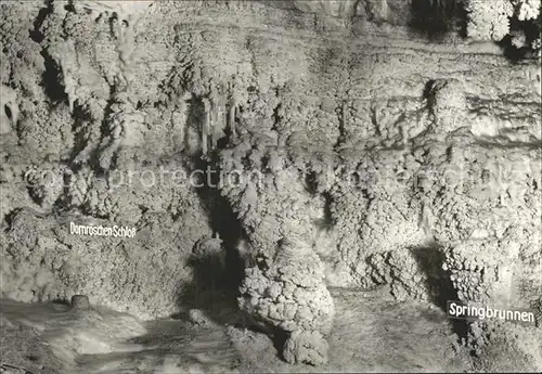 Hoehlen Caves Grottes Ruebeland Harz Hermannshoehle Kristallkammer Kat. Berge