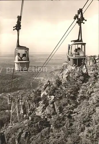 Seilbahn Thale Harz  Kat. Bahnen