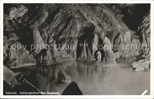 Hoehlen Caves Grottes Kalkberghoehlen Bad Segeberg Seehalle / Berge /