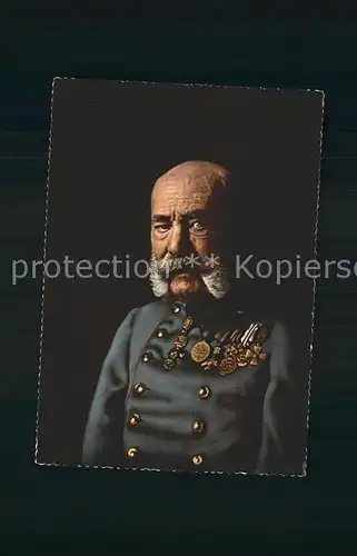 Franz Josef I. Kaiser von oesterreich  / Koenigshaeuser /