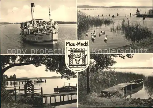 Dampfer Seitenrad Anna Plau am See  / Schiffe /