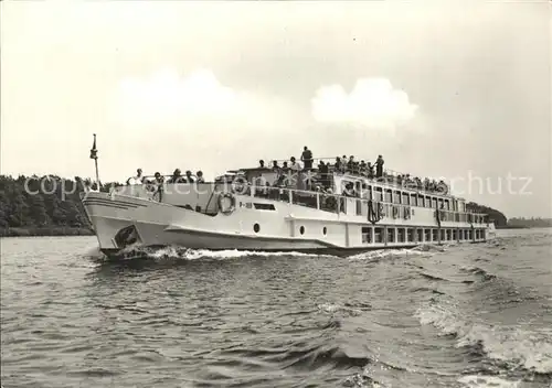 Motorschiffe Friedrich Wolf Weisse Flotte Berlin  Kat. Schiffe