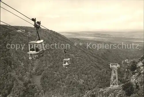 Seilbahn Thale Harz Berghotel Rosstrappe / Bahnen /