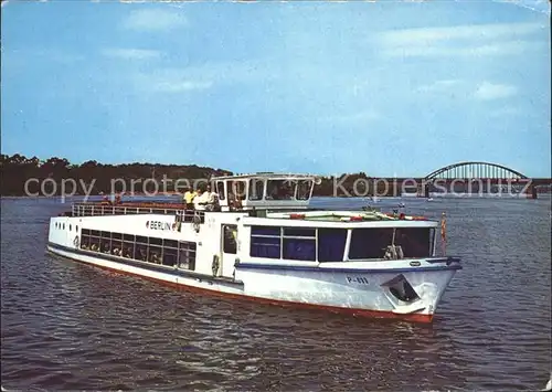 Motorschiffe MS Berlin Weisse Flotte  Kat. Schiffe