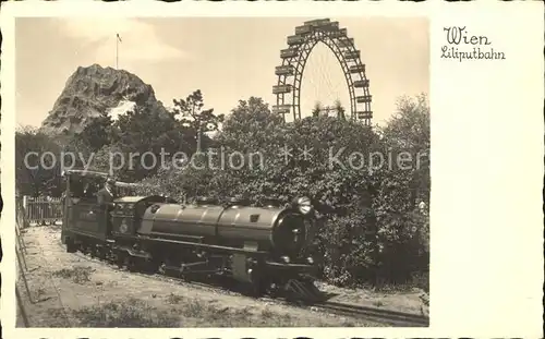 Liliputbahn Prater Wien  Kat. Eisenbahn