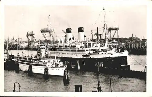 Dampfer Oceanliner Monte Rosa Hamburg Hafen  Kat. Schiffe